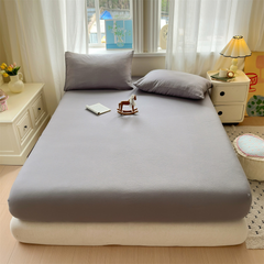 100% Cotton Floral Fitted Sheet Mattress Protector