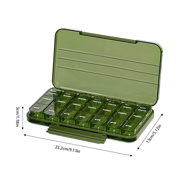 7 Day Weekly Pill Organizer Box