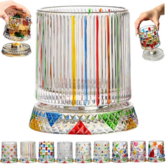 vaso de cristal para whisky | Vaso de Cristal Giratorio par…
