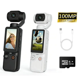 Portable Ultra HD Video Recorder with 180° Rotating Lens