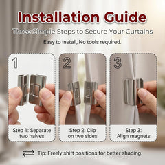 Magnetic Curtain Clips for Home Patio Office Strong Magnetic Curtain Clips
