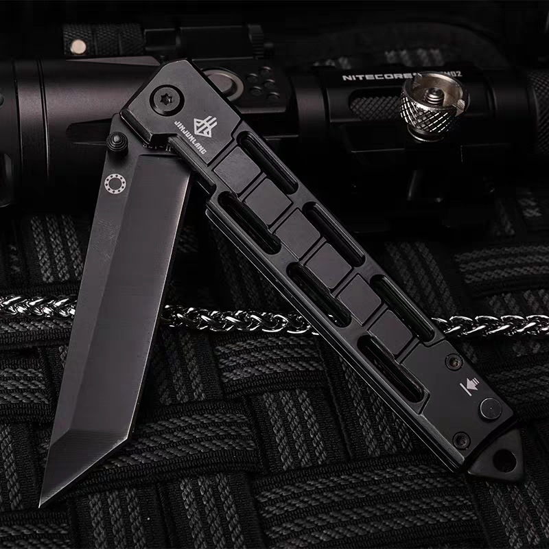 Folding Knife with Slingshot Outdoor Knife EDC Knife-GS19