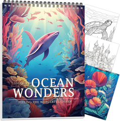 DIY Coloring Book for Adults | Stress Relief Therapeutic Art Book, Multiple Patterns Available