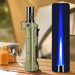 Powerful Metal Gas Lighter Windproof Outdoor Torch Flame Jet