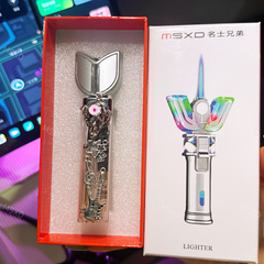 Space Astronaut Transforming Torch Lighter – Jet Flame, LED Lights & Gift Box