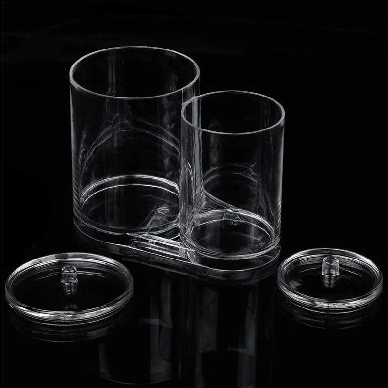 Acrylic Cotton Swab Ball Pad Holder Dispenser