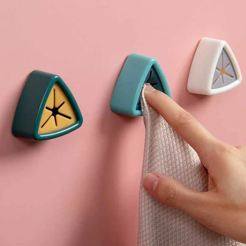 Adhesive Kitchen Towel Holder Hook Gripper