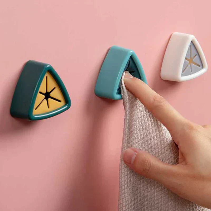 Adhesive Kitchen Towel Holder Hook Gripper