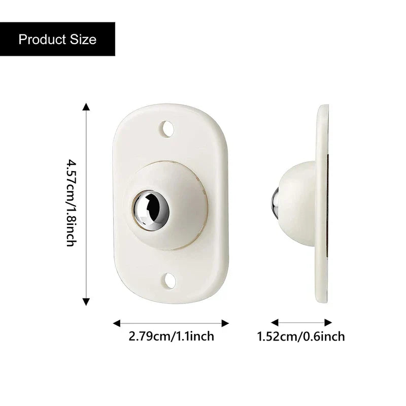 Adhesive Mini Swivel Caster Wheels Ball Pulley