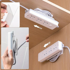 Adhesive Power Strip Holder Fixator