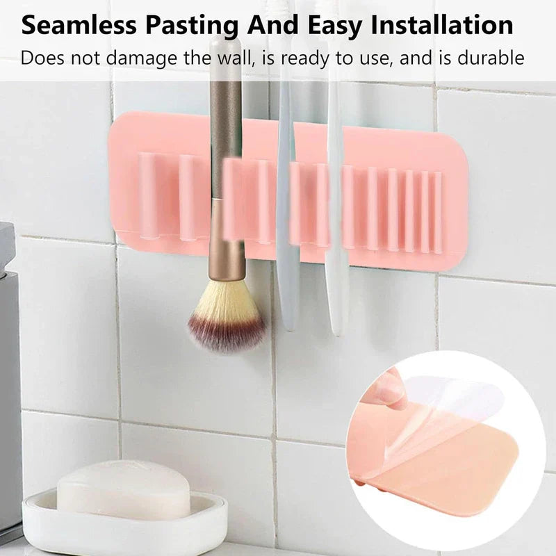 Adhesive Silicone Makeup Brush Holder