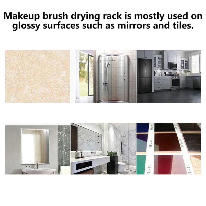 Adhesive Silicone Makeup Brush Holder