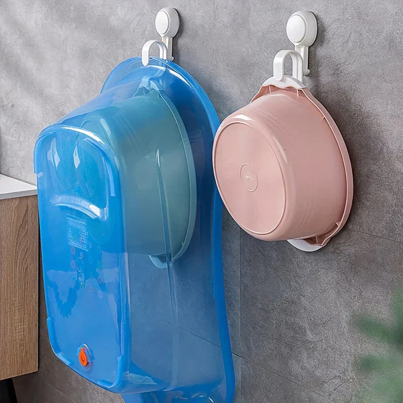 Adhesive Wall Hook for Washbasin Bucket