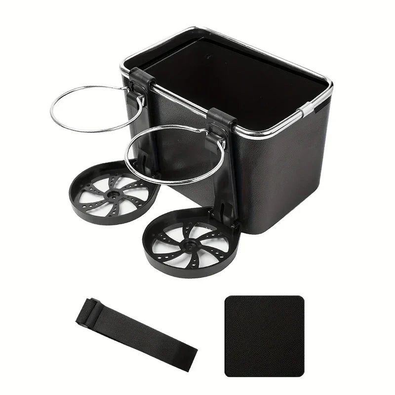 Cup holder tray table for car with drink