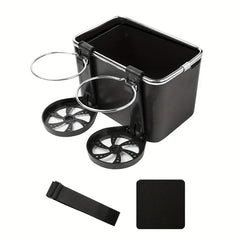 Cup holder tray table for car with drink