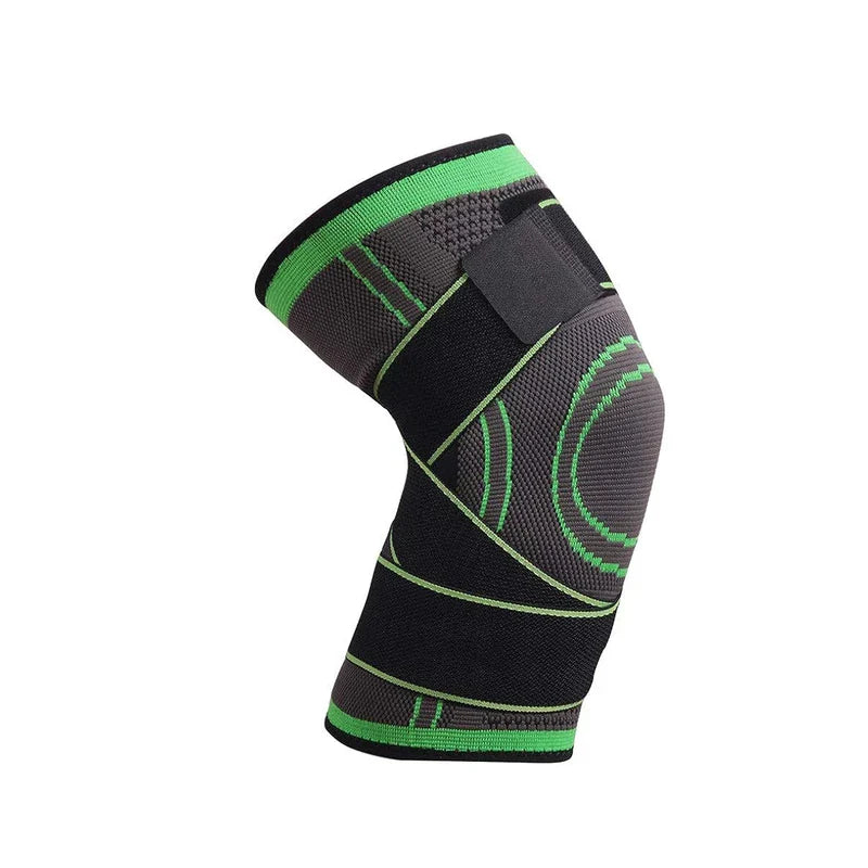Adjustable elbow compression sleeve on a neutral background