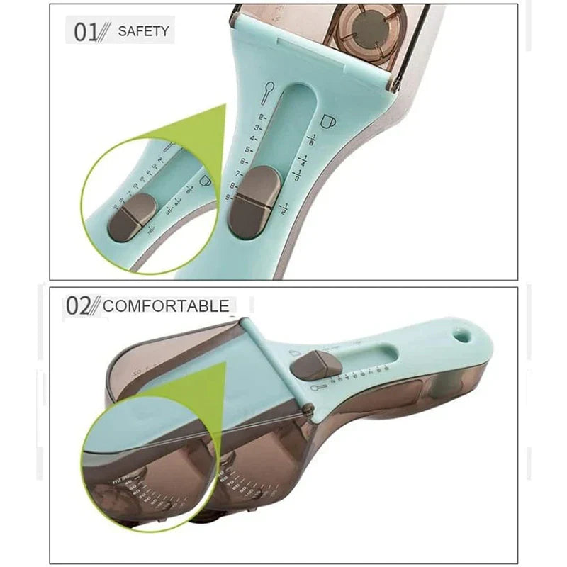 Adjustable Measuring Spoon Teaspoon Tablespoon Tool