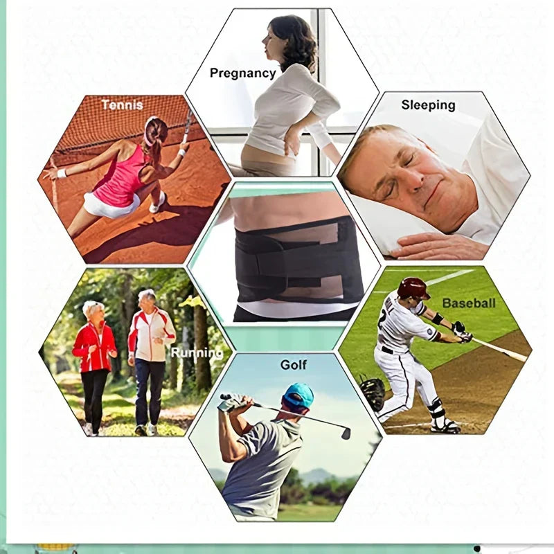 Adjustable Neoprene Back Support Brace Belt