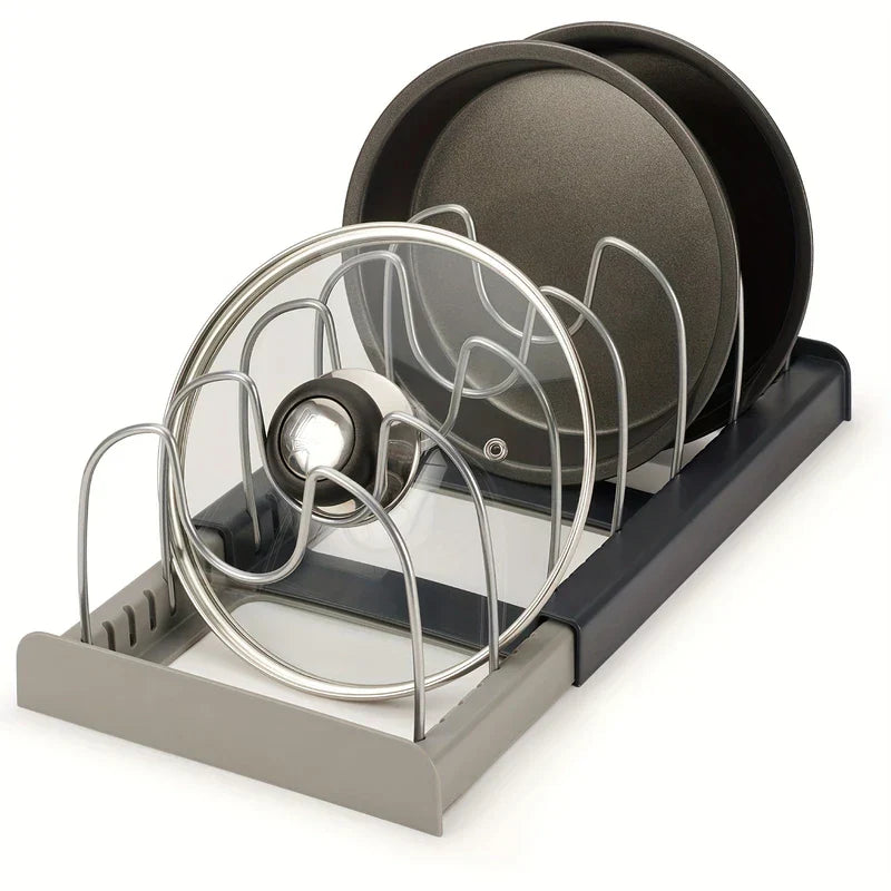 Adjustable Pot Pan Organizer Rack Holder