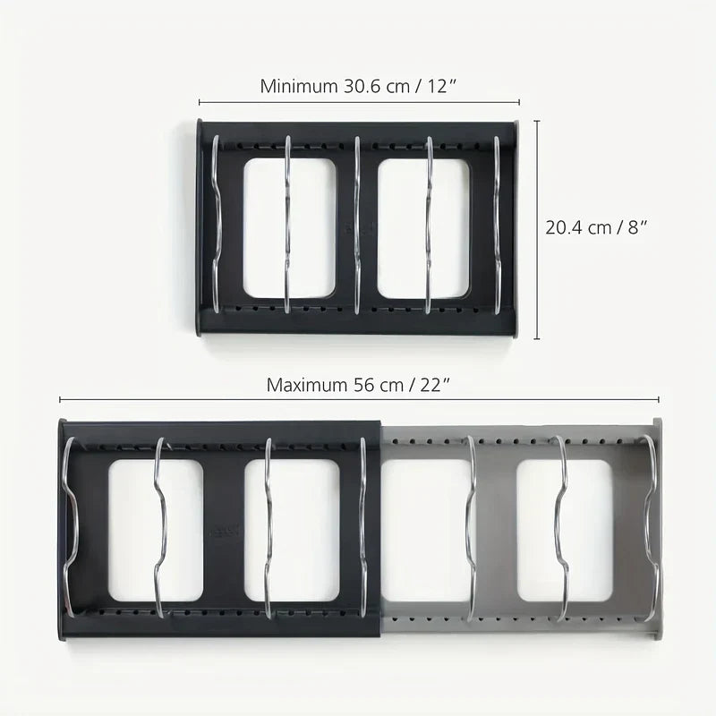 Adjustable Pot Pan Organizer Rack Holder