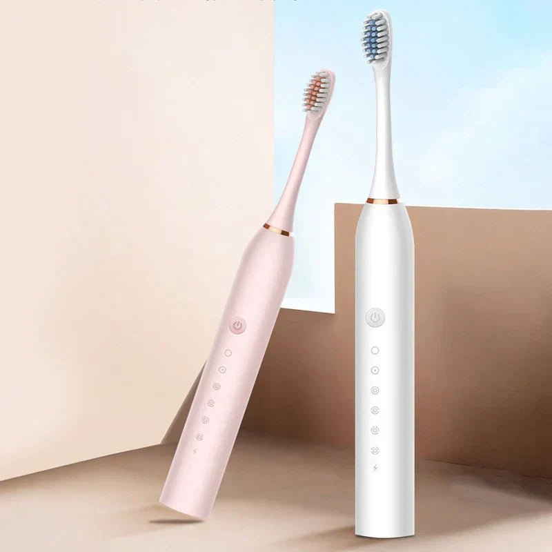 Advanced electric tooth cleaning brush 5 modes display on device
