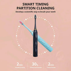 Advanced Vibration Cleaning Power Toothbrush Kit