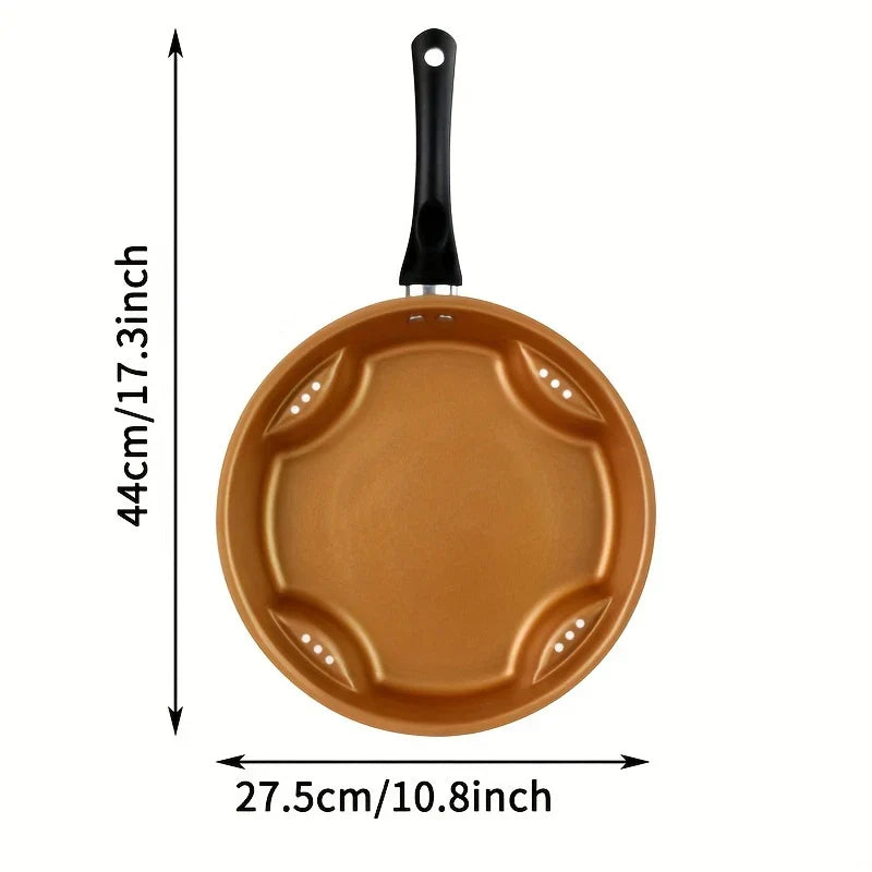 Aluminum Stretch Dry Pot Stainless Steel Handle