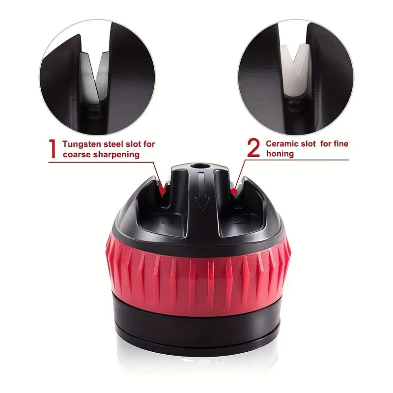 Angle Guided Manual Knife Sharpener System