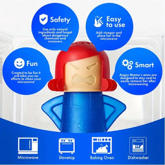 Angry Mama Microwave Steam Cleaner