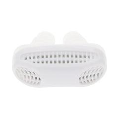 Anti snoring nose vents dilators shown in a clear plastic case