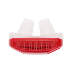 Nose Vents Dilators - Red and clear plastic nose device with two prongs and a front grille, on a white background