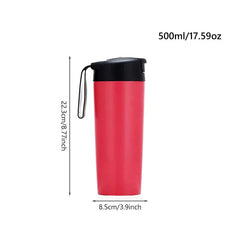 Anti-Tip Secure Base No Spill Tumbler Mug
