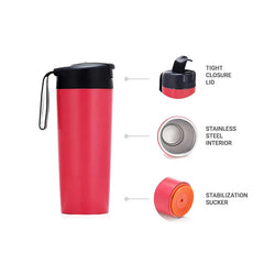 Anti-Tip Secure Base No Spill Tumbler Mug