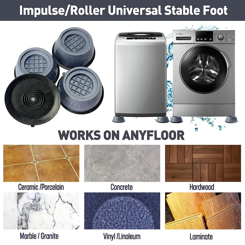 Anti-Vibration Washing Machine Feet Pads