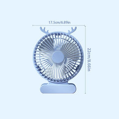 Antler Design Usb Desktop Fan