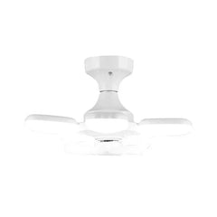White ceiling-mounted LED light fixture against plain white background.
