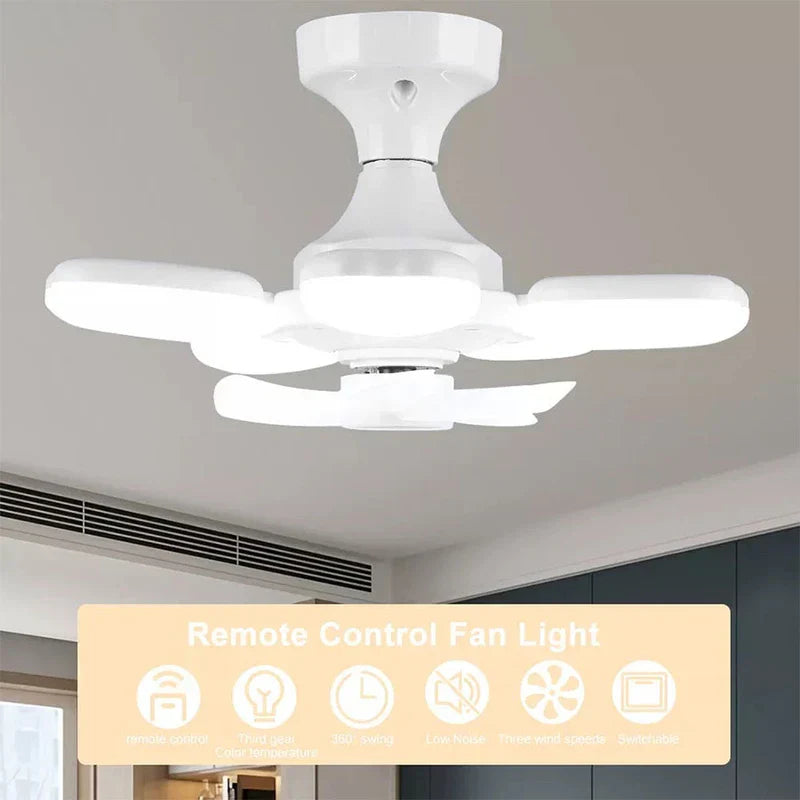 Apple Design Desk Lamp With Fan Combo Light