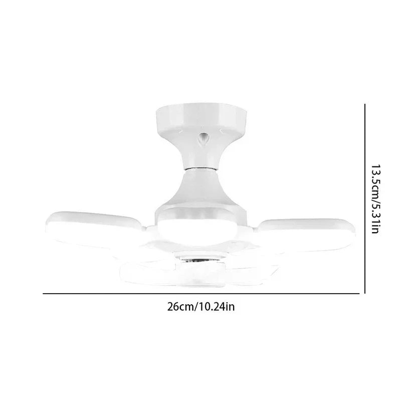 Apple Design Desk Lamp With Fan Combo Light