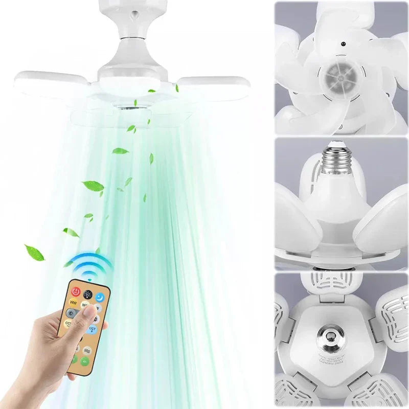 Apple Design Desk Lamp With Fan Combo Light