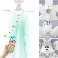 Apple Design Desk Lamp With Fan Combo Light