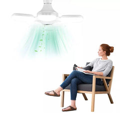 Apple Design Desk Lamp With Fan Combo Light