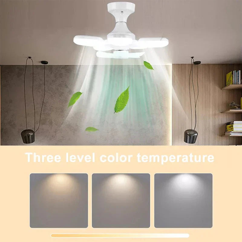 Apple Design Desk Lamp With Fan Combo Light