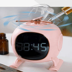 Aroma Diffuser Bluetooth Speaker Alarm Clock Combo