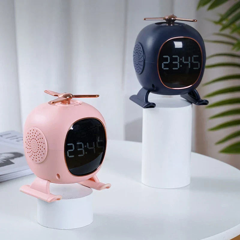 Aroma Diffuser Bluetooth Speaker Alarm Clock Combo