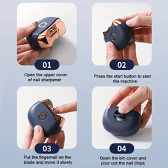 Automatic Electric Nail Clipper Trimmer