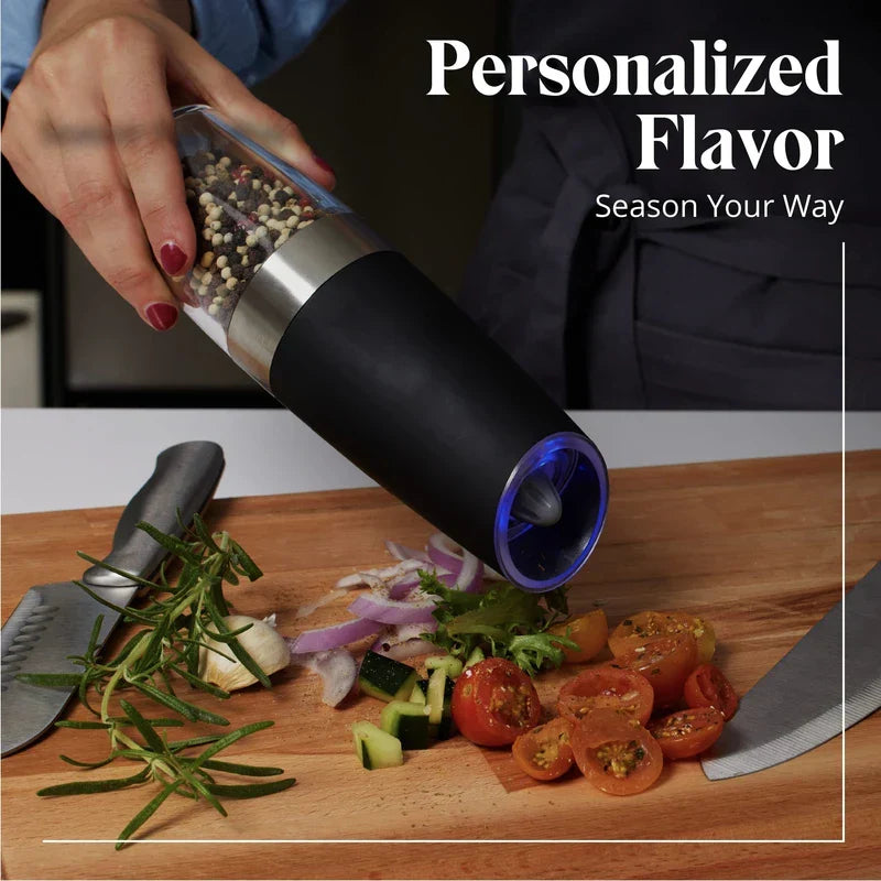Automatic Electric Salt Pepper Grinder Set