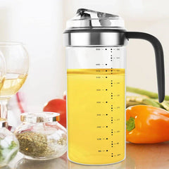 Automatic Flip Cap Leakproof Oil Dispenser Bottle
