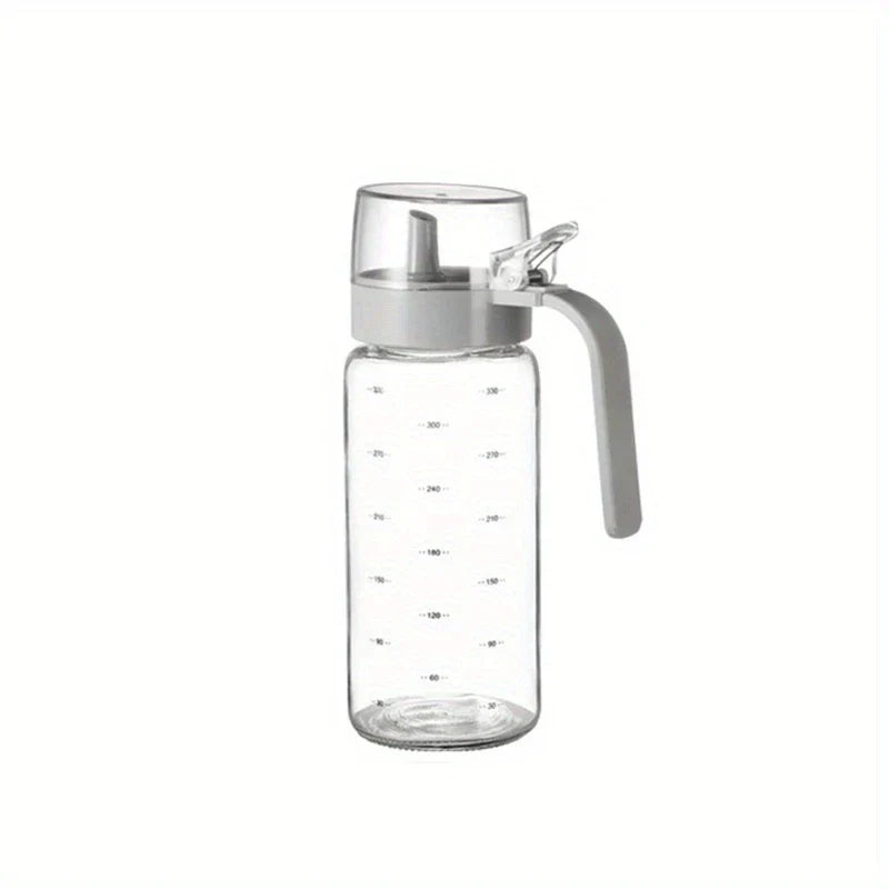 Automatic Flip Top Glass Oil Dispenser