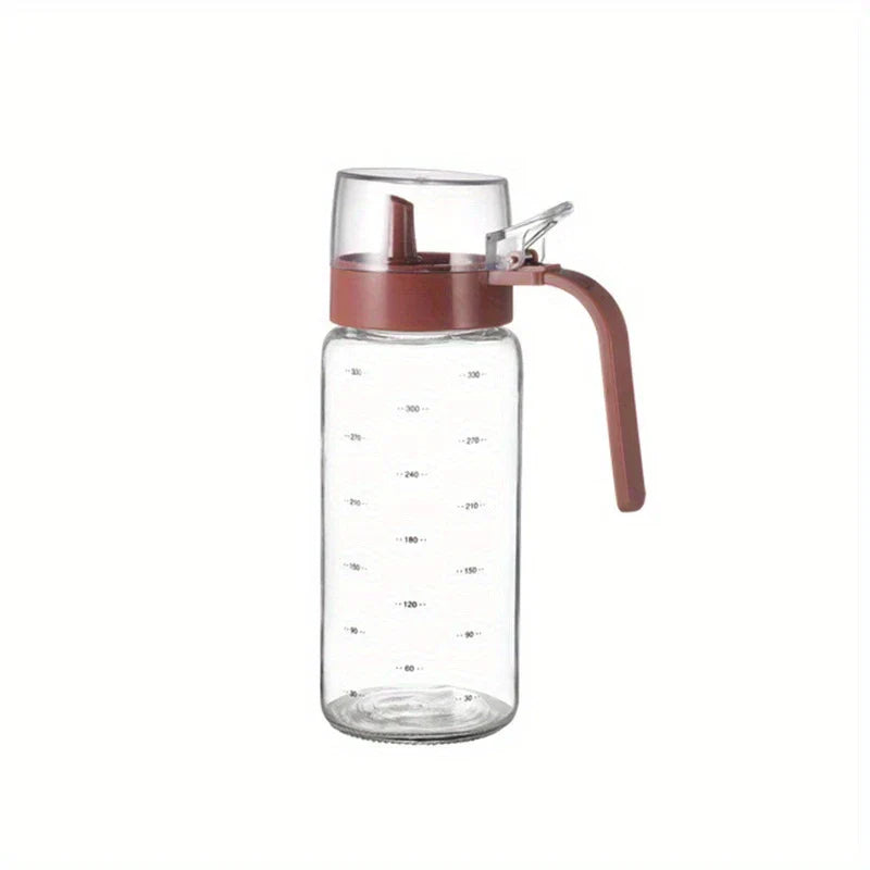 Automatic Flip Top Glass Oil Dispenser