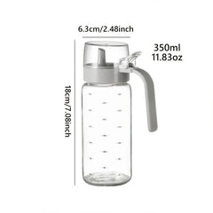 Automatic Flip Top Glass Oil Dispenser